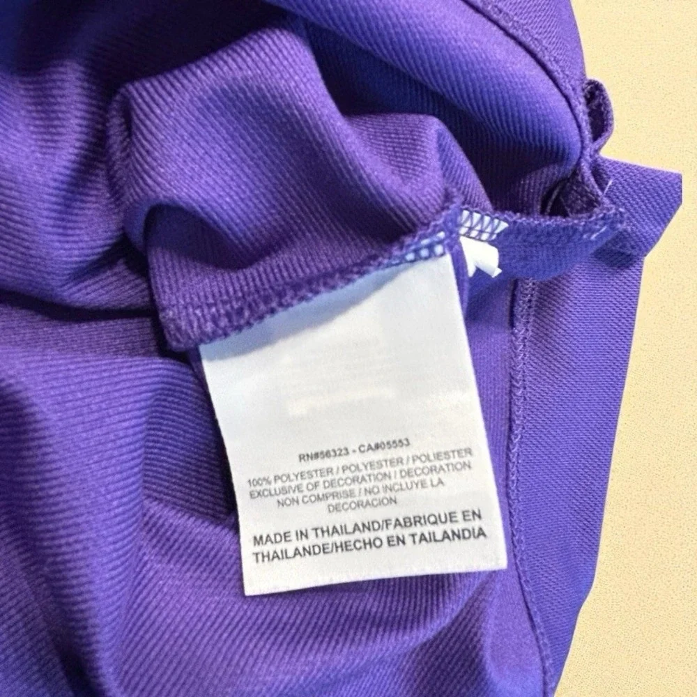 Women's Nike Golf Dri-FIT Purple Polo Shirt Size L The Players TPC‎ Sawgrass - Picture 5 of 9
